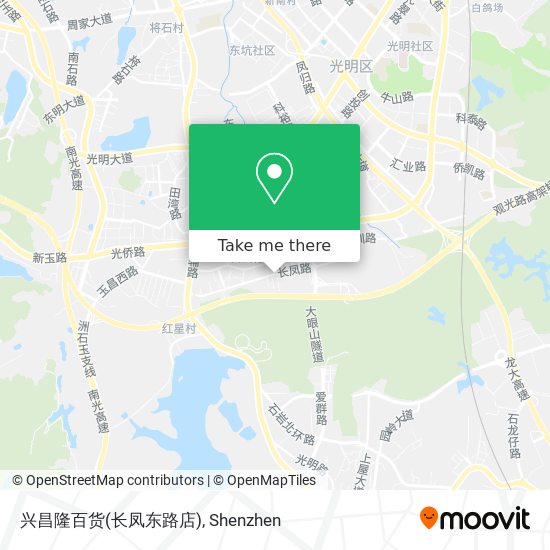 兴昌隆百货(长凤东路店) map