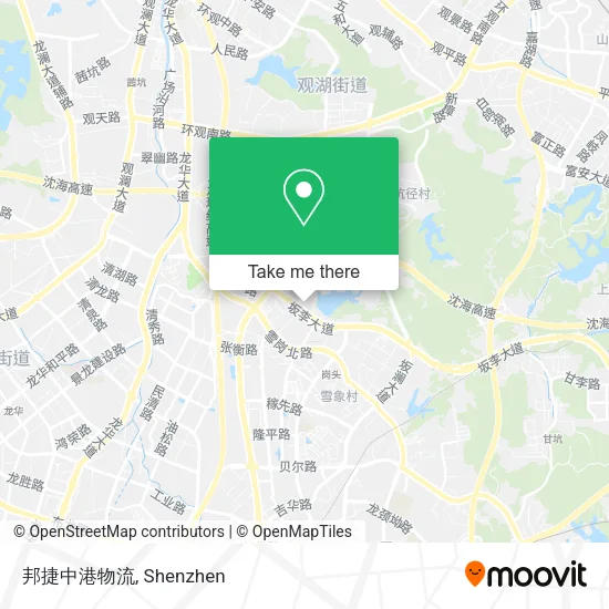 邦捷中港物流 map