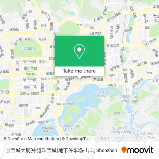 金宝城大厦(中港珠宝城)地下停车场-出口 map