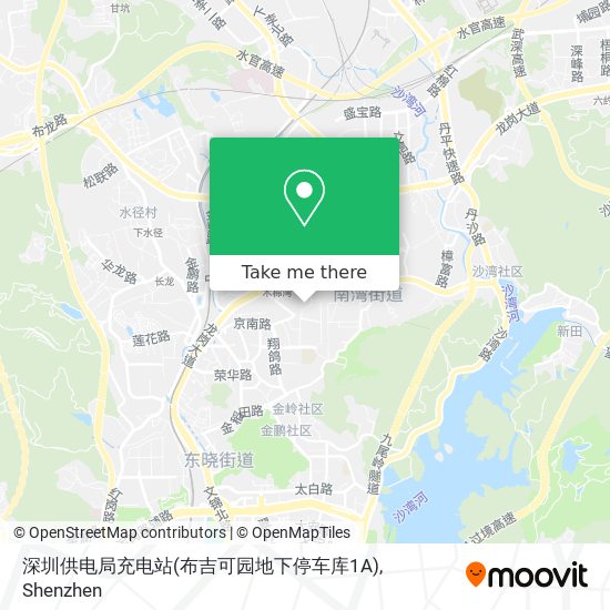 深圳供电局充电站(布吉可园地下停车库1A) map