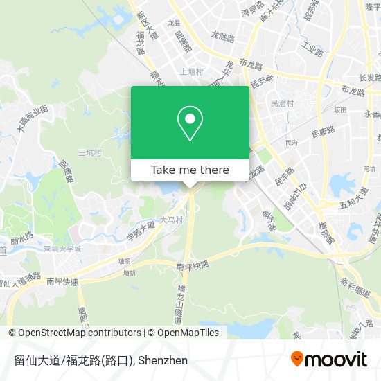 留仙大道/福龙路(路口) map