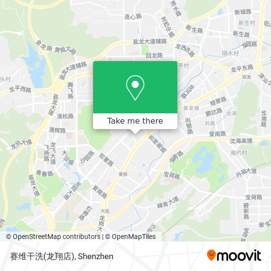 赛维干洗(龙翔店) map