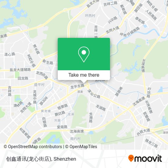 创鑫通讯(龙心街店) map