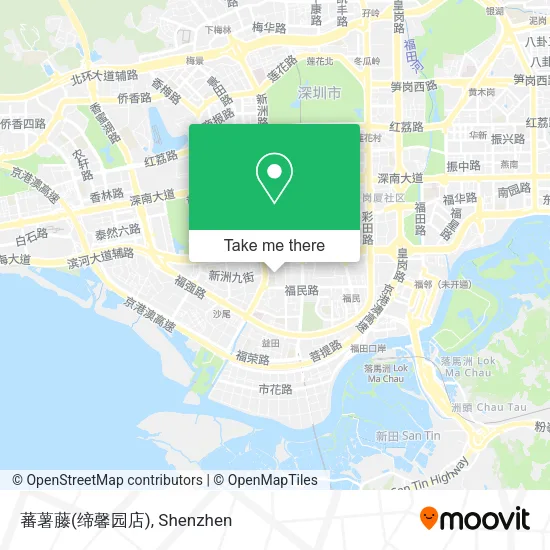 蕃薯藤(缔馨园店) map