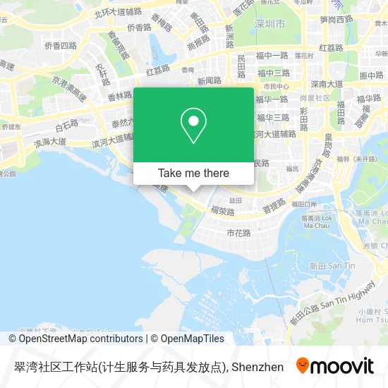 翠湾社区工作站(计生服务与药具发放点) map