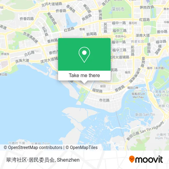 翠湾社区-居民委员会 map
