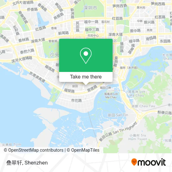叠翠轩 map