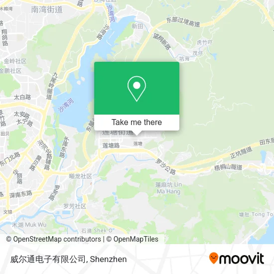 威尔通电子有限公司 map