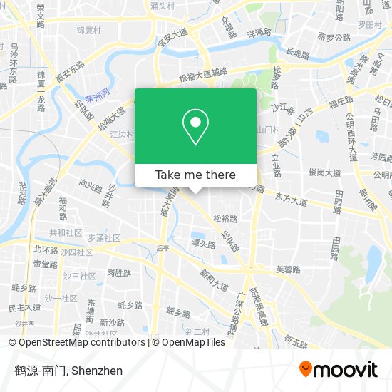鹤源-南门 map