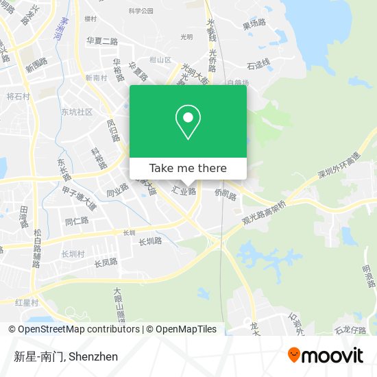 新星-南门 map