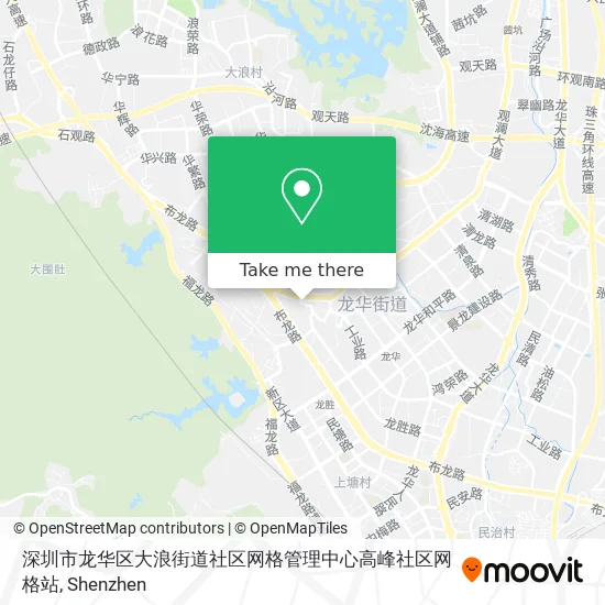 深圳市龙华区大浪街道社区网格管理中心高峰社区网格站 map