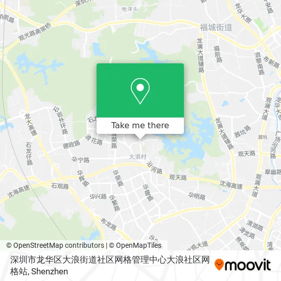 深圳市龙华区大浪街道社区网格管理中心大浪社区网格站 map