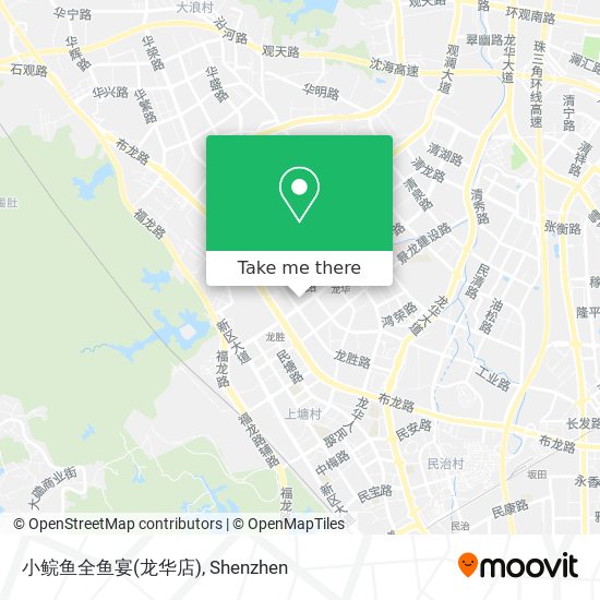 小鲩鱼全鱼宴(龙华店) map