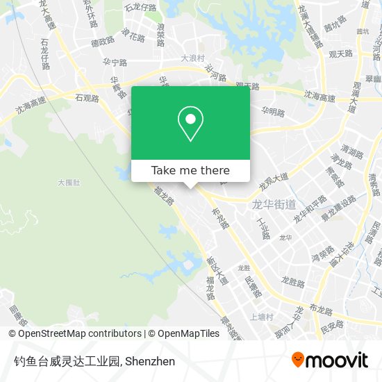 钓鱼台威灵达工业园 map