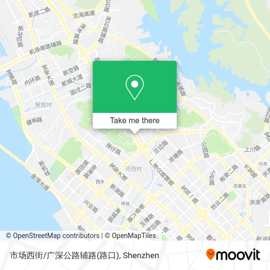 市场西街/广深公路辅路(路口) map