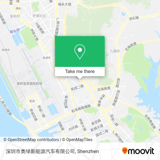 深圳市奥绿新能源汽车有限公司 map
