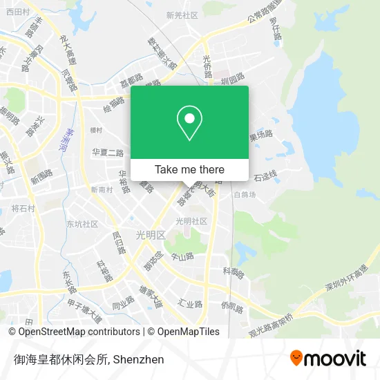 御海皇都休闲会所 map