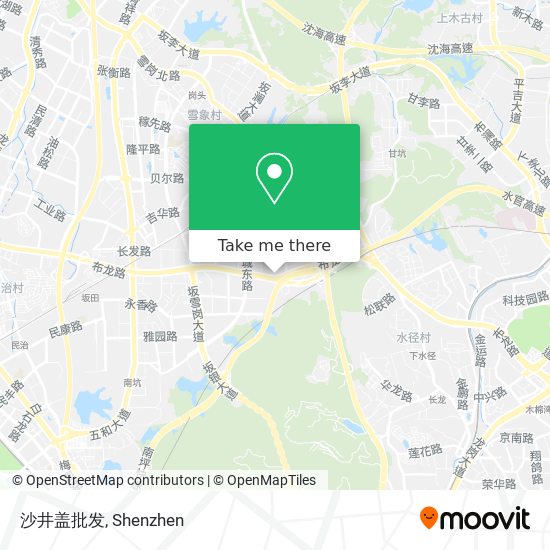 沙井盖批发 map
