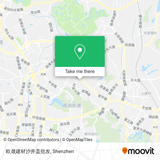 欧晟建材沙井盖批发 map
