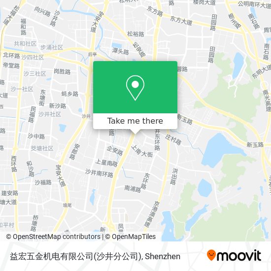益宏五金机电有限公司(沙井分公司) map