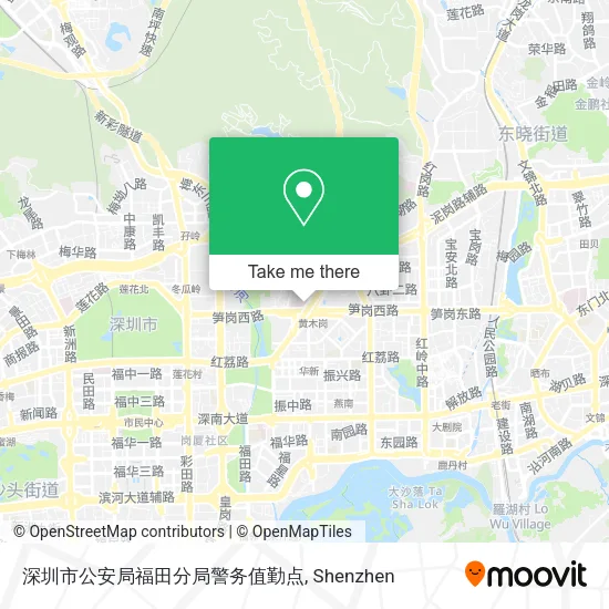 深圳市公安局福田分局警务值勤点 map