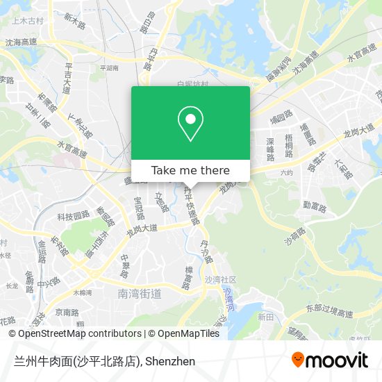兰州牛肉面(沙平北路店) map