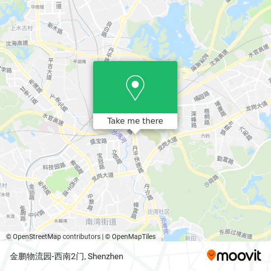 金鹏物流园-西南2门 map