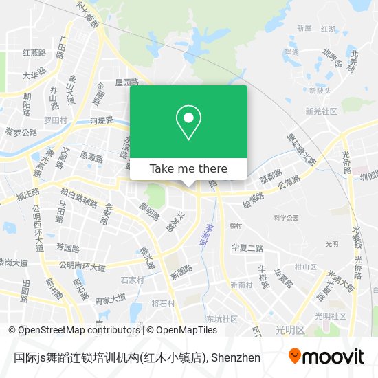 国际js舞蹈连锁培训机构(红木小镇店) map