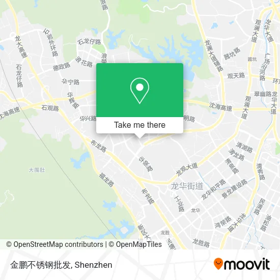 金鹏不锈钢批发 map