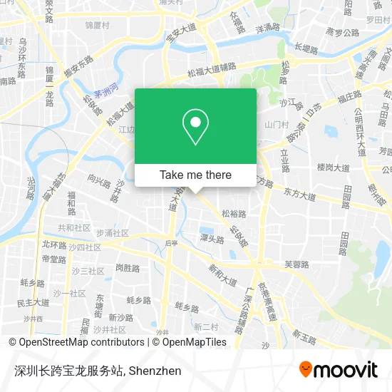 深圳长跨宝龙服务站 map
