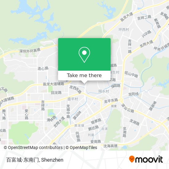 百富城-东南门 map