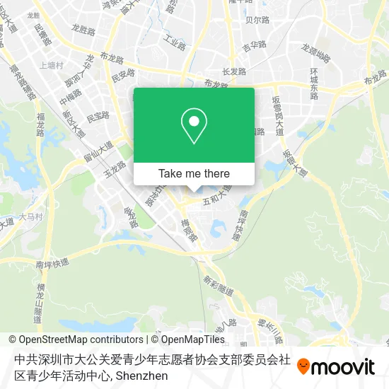 中共深圳市大公关爱青少年志愿者协会支部委员会社区青少年活动中心 map