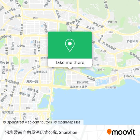 深圳爱尚自由屋酒店式公寓 map