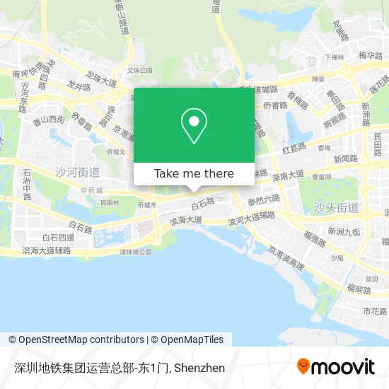 深圳地铁集团运营总部-东1门 map