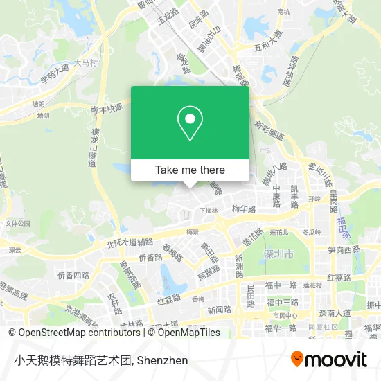 小天鹅模特舞蹈艺术团 map