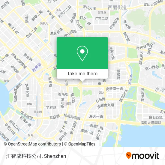 汇智成科技公司 map