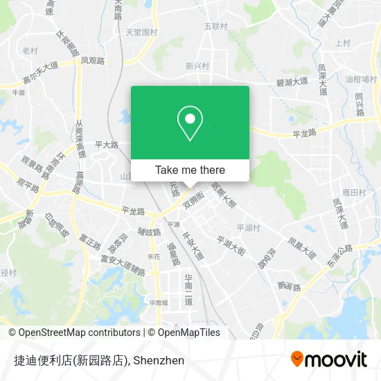 捷迪便利店(新园路店) map