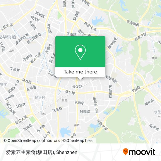 爱素养生素食(坂田店) map