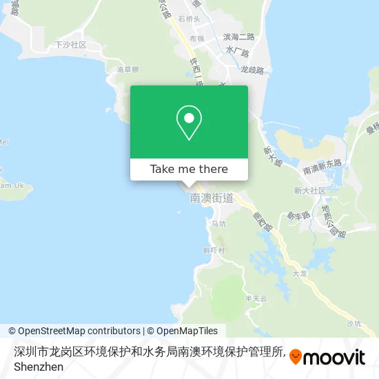 深圳市龙岗区环境保护和水务局南澳环境保护管理所 map