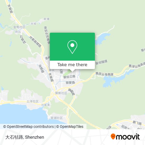 大石牯路 map