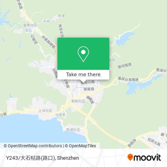 Y243/大石牯路(路口) map