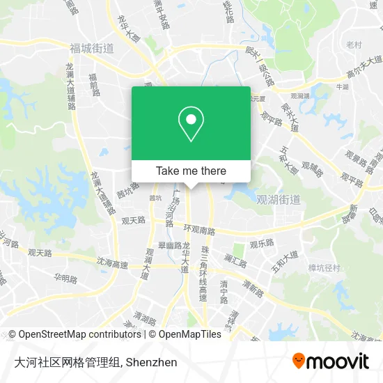 大河社区网格管理组 map