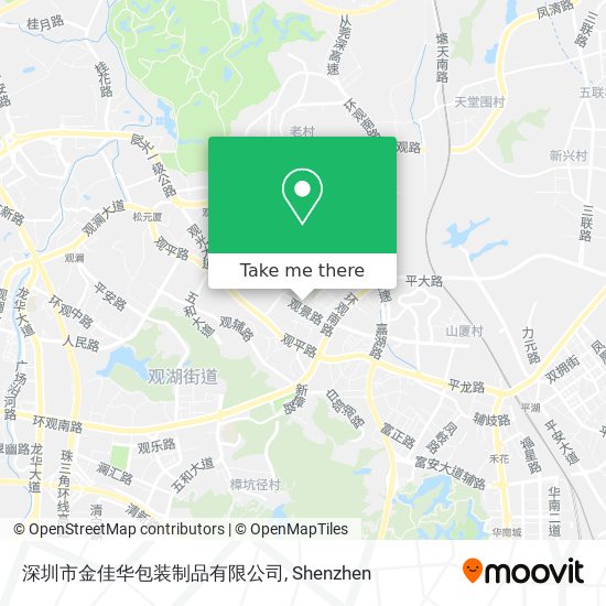 深圳市金佳华包装制品有限公司 map