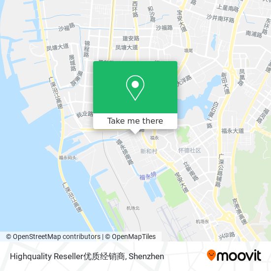 Highquality Reseller优质经销商 map