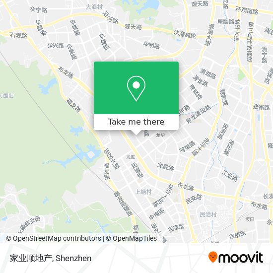 家业顺地产 map