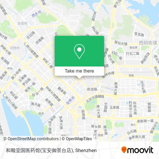 和顺堂国医药馆(宝安御景台店) map