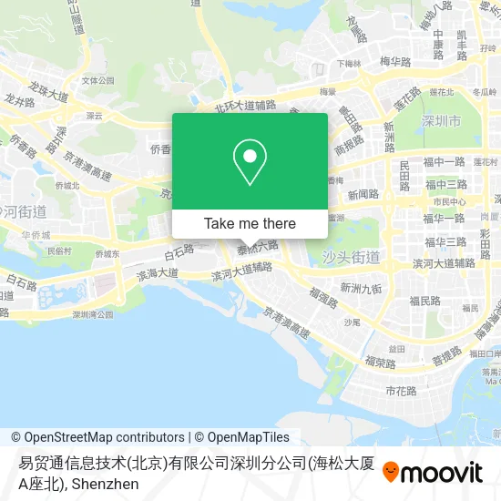 易贸通信息技术(北京)有限公司深圳分公司(海松大厦A座北) map