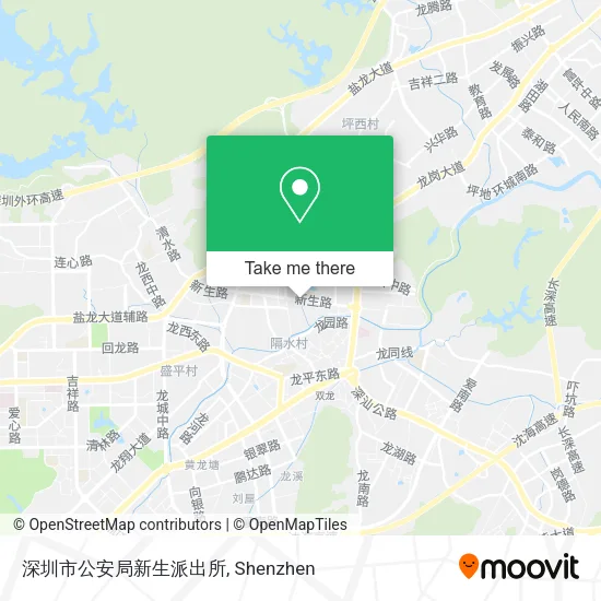 深圳市公安局新生派出所 map