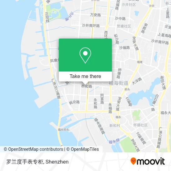 罗兰度手表专柜 map