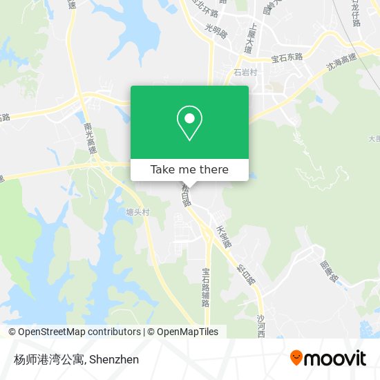 杨师港湾公寓 map